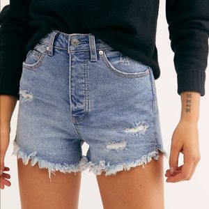 Free People Crvy “Vintage High-rise Shorts”